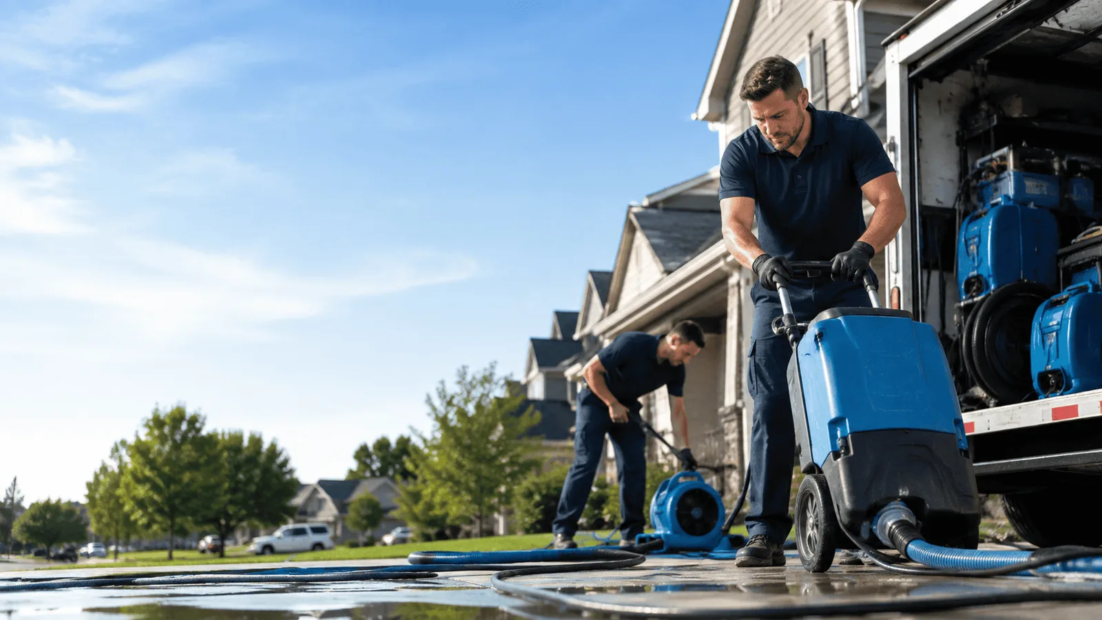 Dehumidification being performed in Ritzville, WA